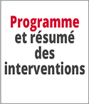 programme et résumés