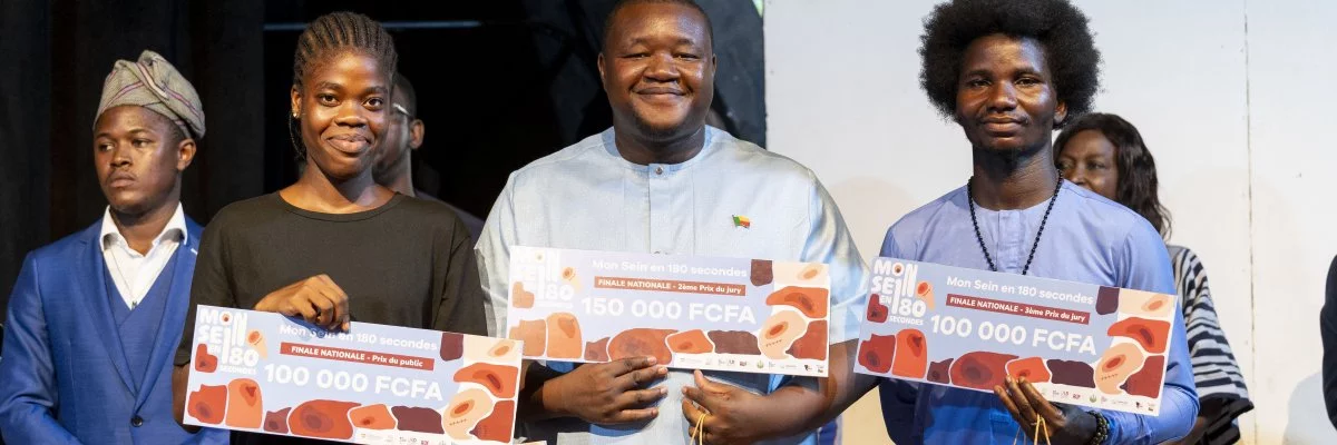 Grande finale du Concours «<small class="fine d-inline"> </small>Mon Sein en 180 secondes<small class="fine d-inline"> </small>» : la jeunesse mobilisée pour la sensibilisation aux cancers du sein au Bénin