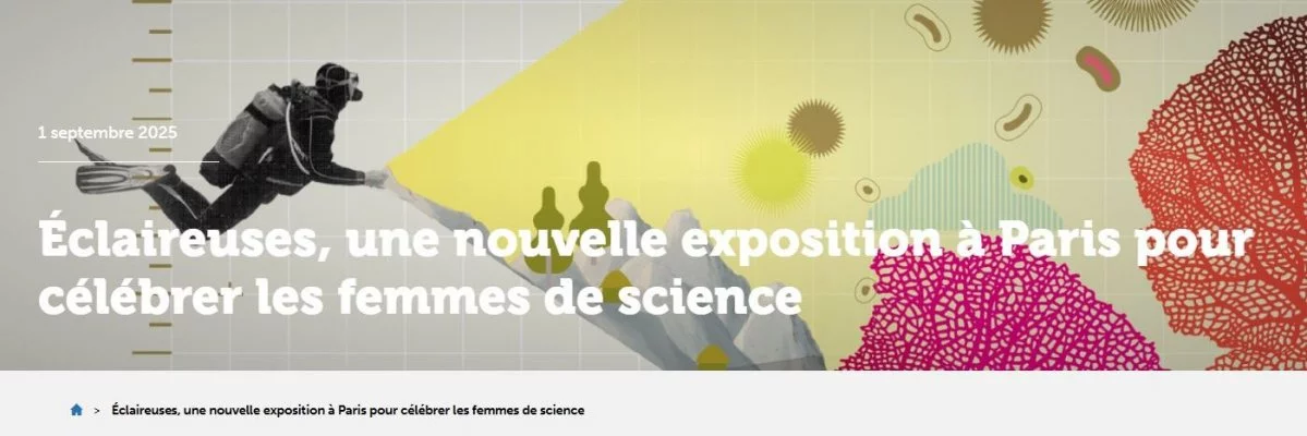 L'IRD présente «<small class="fine d-inline"> </small>Éclaireuses : l'exposition - À la découverte de celles qui font la science<small class="fine d-inline"> </small>»