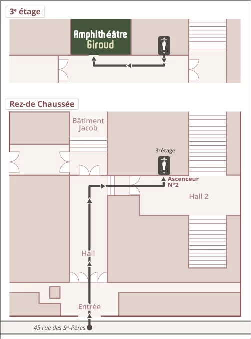 Plan d'accès Amphithéâtre Giroud