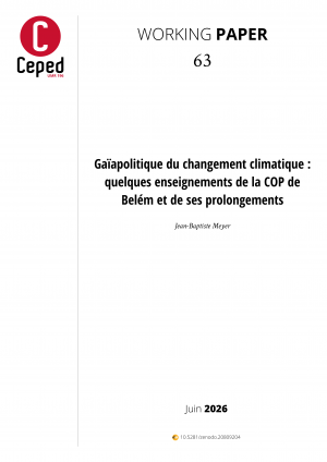 Gaïapolitique du changement climatique : quelques enseignements de la COP de Belém et de ses prolongements