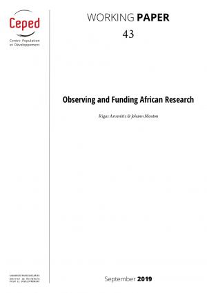 <span lang='en'>Observing and Funding African Research</span>