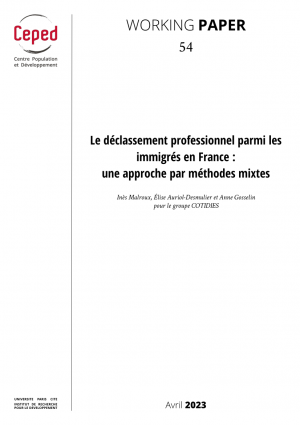 Le déclassement professionnel parmi les immigrés en France : une approche par méthodes mixtes
