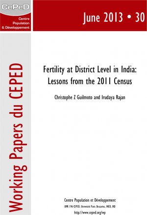 <span lang='en'>Fertility at District Level in India: Lessons from the 2011 Census</span>