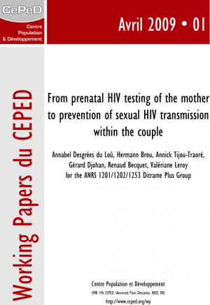 <span lang='en'>From prenatal HIV testing of the mother to prevention of sexual HIV transmission within the couple</span>