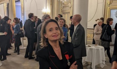 Laetitia Atlani-Duault a été décorée de la Légion d'Honneur
