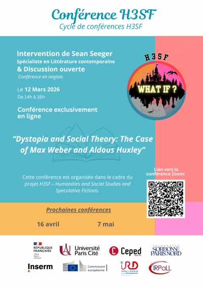 Conférence en visio - Projet H3SF, Humanities and Social Sciences and Speculative Fiction