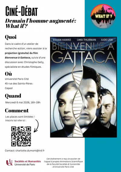  Ciné-débat «<small class="fine d-inline"> </small>Demain l'homme augmenté : What If<small class="fine d-inline"> </small>?<small class="fine d-inline"> </small>»