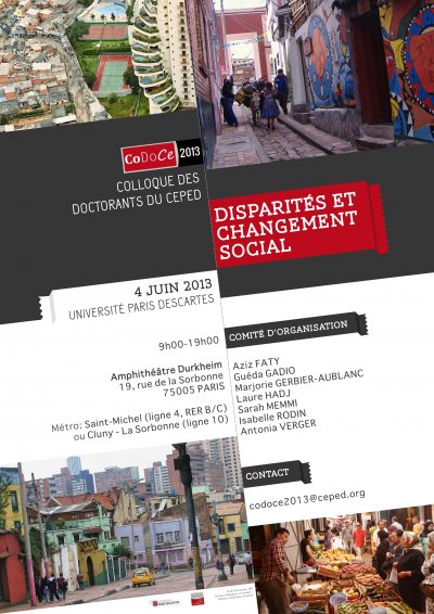 CODOCE 2013 : Disparités et Changement social